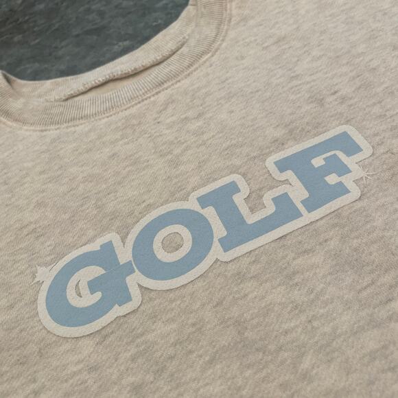 Golf Wang Crewneck Sweatshirt Mens Medium Gray Blue Tyler the Creator Logo - Picture 3 of 11